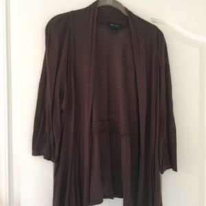 AB Studio XL Brown light weight Cardigan